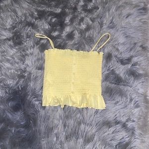 Pacsun yellow crop top